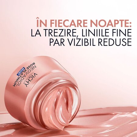 Crema de noapte cu efect de redensificare si revitalizare Neovadiol Rose Platinium, 50 ml, Vichy 726579