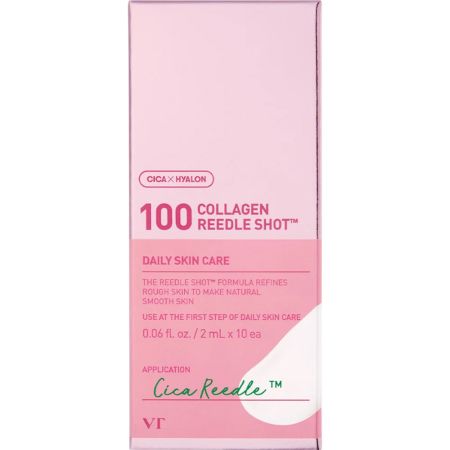 VT COSMETICS 100 COLLAGEN REEDLE SHOT FACE SERUM 10 BUC
