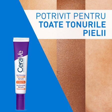 Serum cu vitamina C Skin Renewing, 30 ml, CeraVe 726610