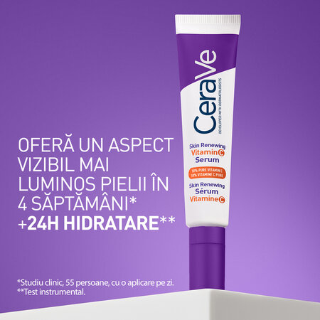 Serum cu vitamina C Skin Renewing, 30 ml, CeraVe 726604