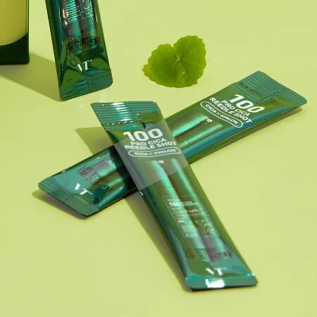 Ser facial calmant si reparator Reedle Shot 100, Pro Cica, 2 ml x 10 bucati, VT Cosmetics 726615