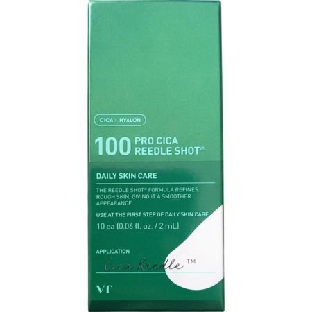 Ser facial calmant Reedle Shot, 2ml x 10 bucati, VT Cosmetics