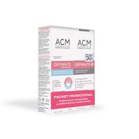 Pachet Crema  Advanced + Crema cu  protectie solara SPF50+ Depiwhite, 40 ml+40ml, ACM