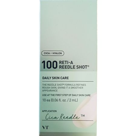 VT COSMETICS 100 RETI-A REEDLE SHOT FACE SERUM 2ML X 10 BUC