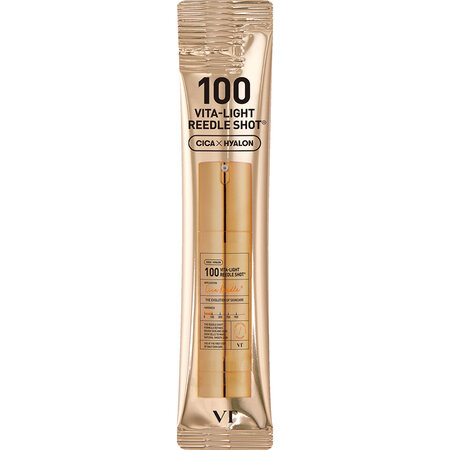 Ser facial iluminator cu vitamina C Vita-Light Reedle Shot, 2 ml x 10 bucati, VT Cosmetics 726678