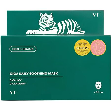 Masti faciale tip servetel Cica Daily Soothing, 30 bucati, VT Cosmetics 726703