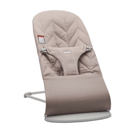 Balansoar sin tesatura matlasata Bliss, 0 luni+, Sand Gray, BabyBjorn