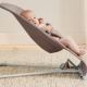 Balansoar din tesatura matlasata Bliss, Sand Gray, 0 luni+, BabyBjorn 726757
