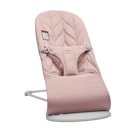 Balansoar din tesatura matlasata cu bara de jucarii Bliss, Dusty Pink, 0 luni+, BabyBjorn 726762