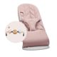 Balansoar din tesatura matlasata cu bara de jucarii Bliss, Dusty Pink, 0 luni+, BabyBjorn 726761