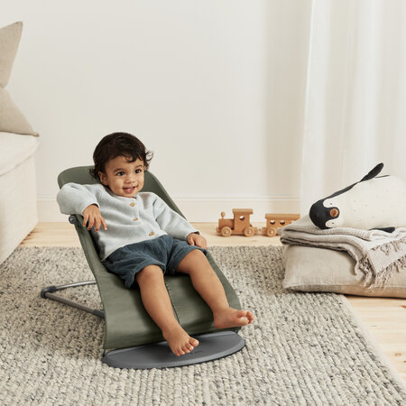 Balansoar din tesatura matlasata Bliss, Dark Green, 0 luni+, BabyBjorn 726772