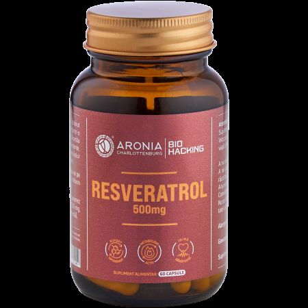 Resveratrol, 500 mg, 60 capsule, Aronia Charlottenburg