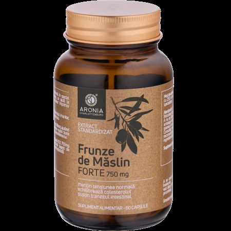 Frunze de Maslin Forte, 750 mg, 60 capsule, Aronia Charlottenburg