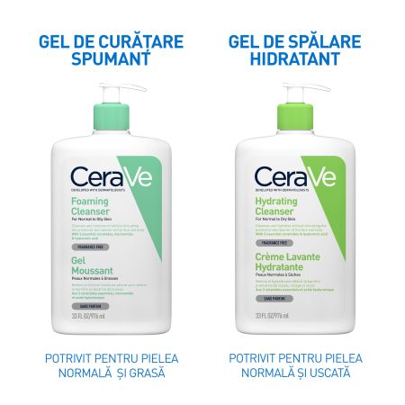 Gel de curatare spumant, 976 ml, CeraVe 773162