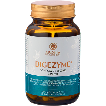 DigeZyme Complex de enzime, 250 mg, 60 capsule, Aronia Charlottenburg