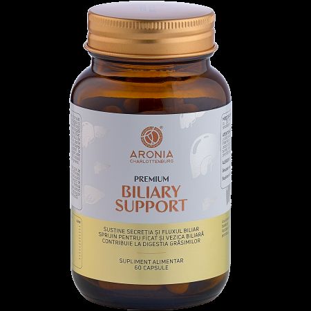 Premium Biliary Suport, 60 capsule vegetale, Aronia Charlottenburg