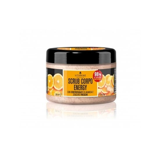 Scrub de corp portocale si ghimbir, 200ml, Vitamine