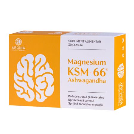 Magnesium + Ashwagandha KSM-66, 30 capsule, Aronia Charlottenburg