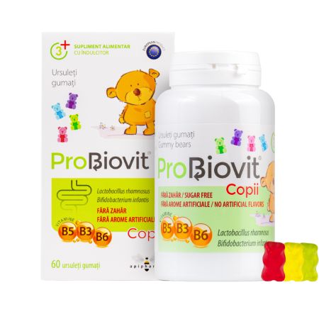 Probiovit copii, 60 ursuleti gumati, Apipharma
