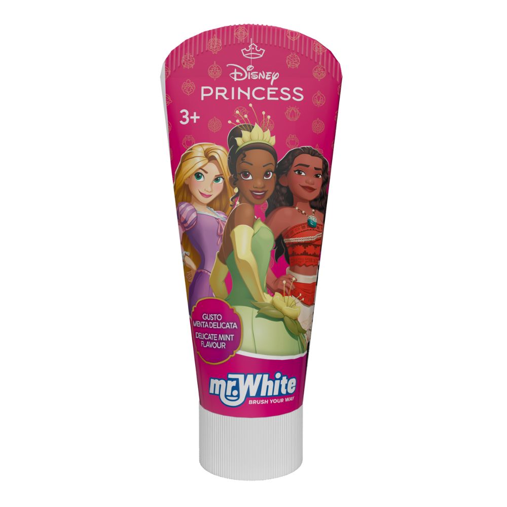 Pasta de dinti pentru copii, Disney Princess, 3 ani+, 75 ml, Mr. White