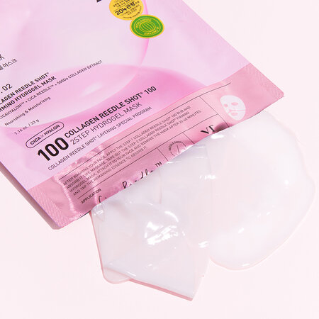 Masca hidrogel cu colagen si cica reedle Collagen 100 Reedle Shot, 33 g + 1.5 g, VT Cosmetics 726906