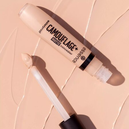 Corector cu acoperire completa Camouflage + Matt, 130, 8 ml, Essence 726923