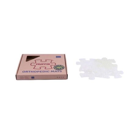 Covoras ortopedic senzorial puzzle fluorescent, Straluceste in intuneric, 3 ani+, Muffik 732175