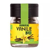Pudra Bio de vanilie, Madagascar, 7.5 g, Rajas