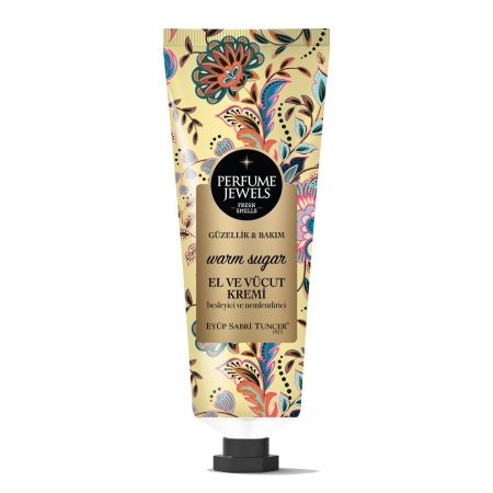Crema de maini si corp Perfume Jewels, Warm Sugar, 50 ml, Eyup Sabri Tuncer