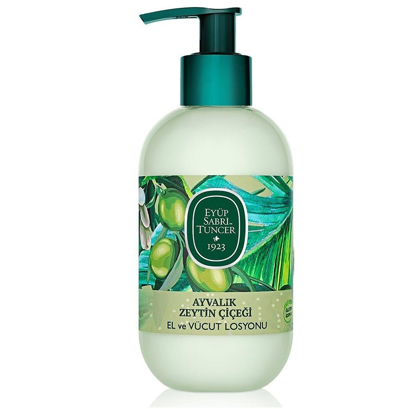 Lotiune de maini si corp cu ulei natural de masline Ayvalik Olive Blossom, 280 ml, Eyup Sabri Tuncer
