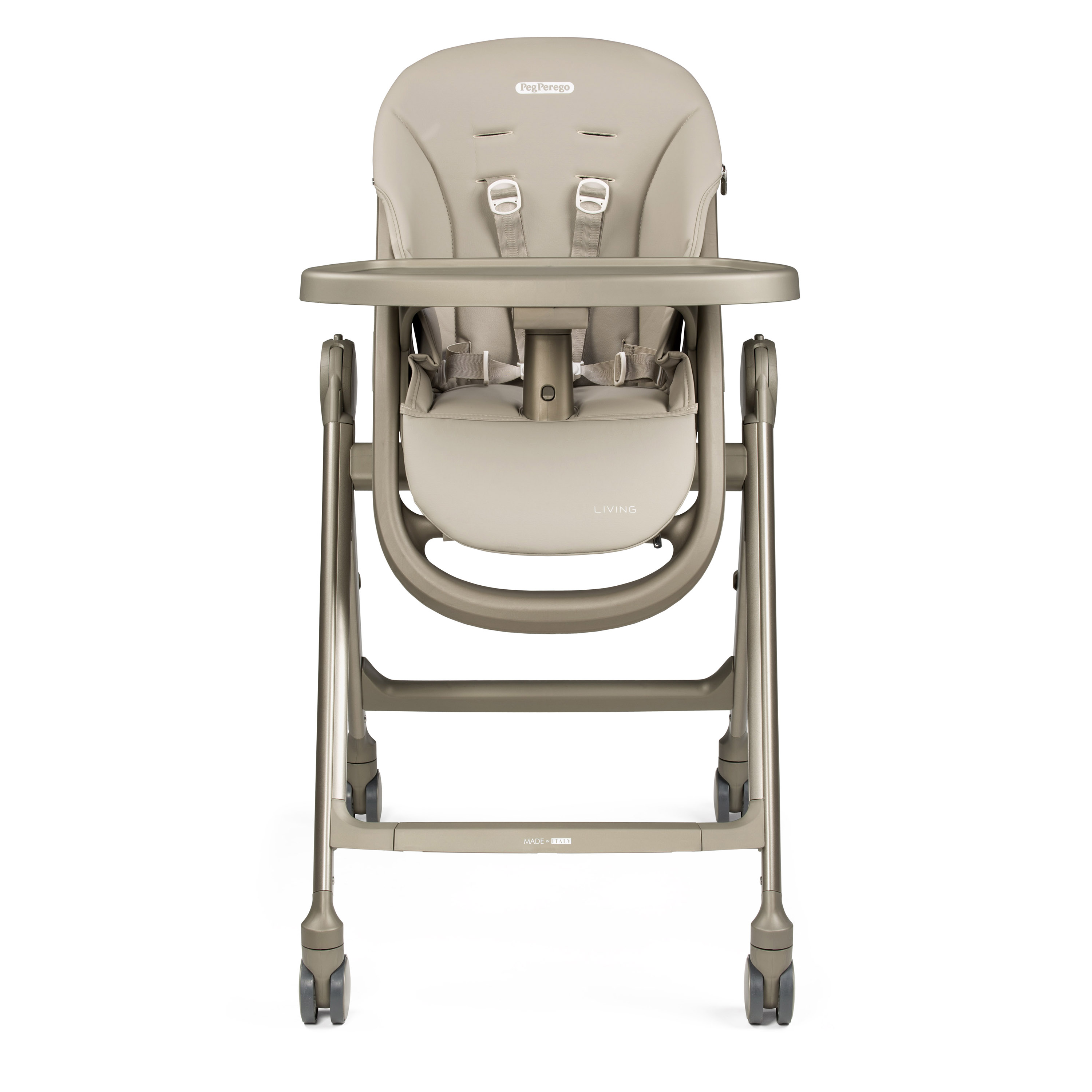 Scaun de masa 2 in 1 Living, 0-15 kg, Space Sand