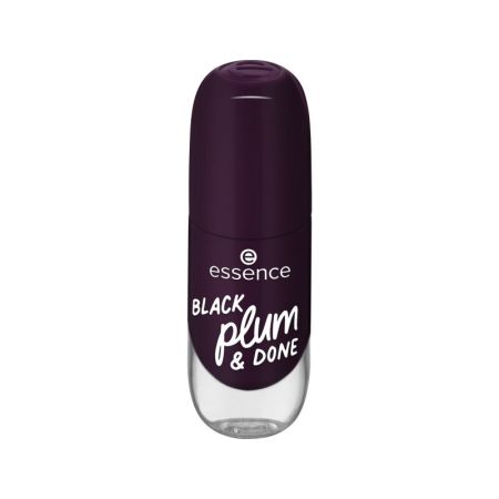 Lac de unghii cu uscare rapida Gel Nail, 84 -Black plum & Done, 8 ml, Essence