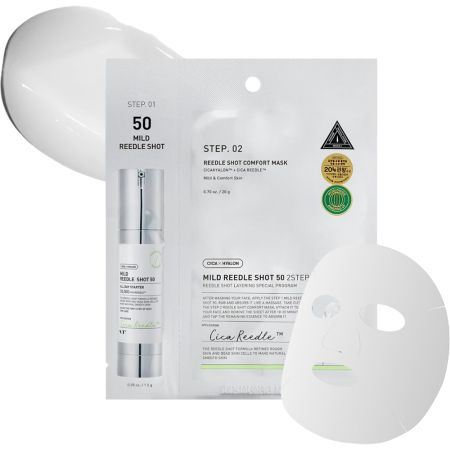 Masca faciala in 2 pasi tip servetel Reedle Shot, 1 bucata, VT Cosmetics