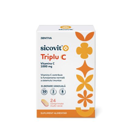 Sicovit Triplu C, 24 comprimate, Zentiva