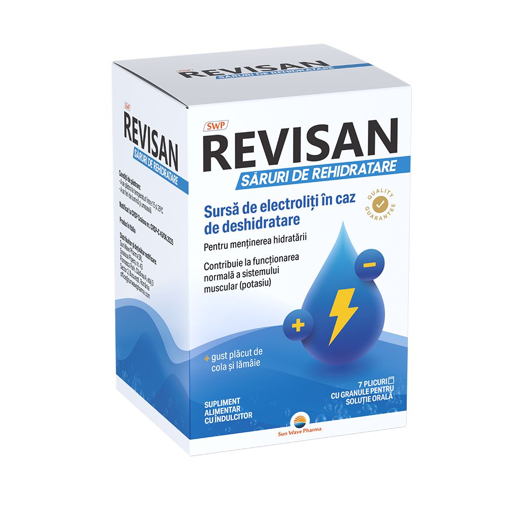 Saruri de rehidratare Revisan, 7 plicuri, Sun Wave Pharma