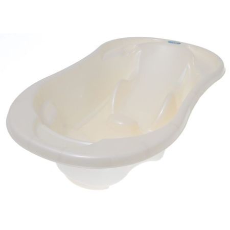 Cadita anotomica 2 in 1 pentru copii, Alb Perla, Tega Baby