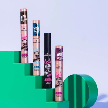 Mascara Waterproof Extreme Lengthening & Volume, 03 Black, 13 ml, Essence 727330