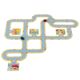 Circuit de podea cu 2 masinute Die Cast incluse, 3 ani+, Goki 727401