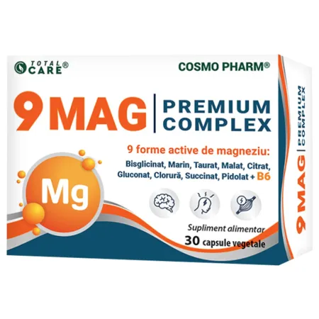 9 Mag Premium Complex, 30 capsule vegetale, Cosmo Pharm