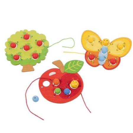 Set de 3 jocuri de insiretat pentru indemanare Livada, 3 ani+, Goki