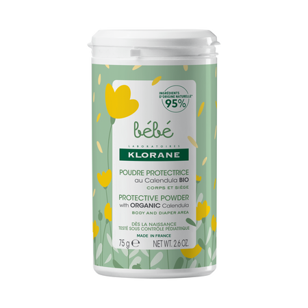 Pudra protectoare pentru bebelusi, 75 g, Klorane