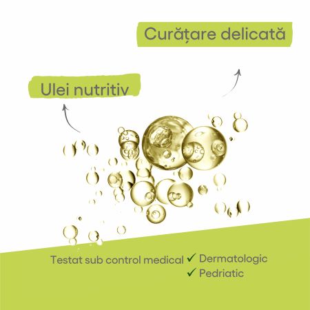 Refill ulei de dus emolient pentru piele uscata cu tendinta atopica Exomega Control, 500 ml, A-Derma 727562
