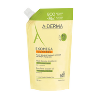 Refill ulei de dus emolient pentru piele uscata cu tendinta atopica Exomega Control, 500 ml, A-Derma