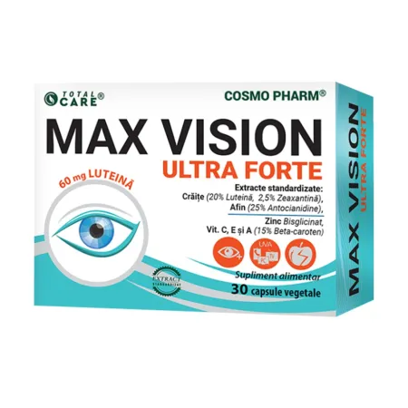 Max Vision Ultra Forte, 30 capsule, Cosmo Pharm