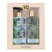 Set gel de dus si lotiune de corp Wild Orchid, 2 x 350 m, Vivian Gray