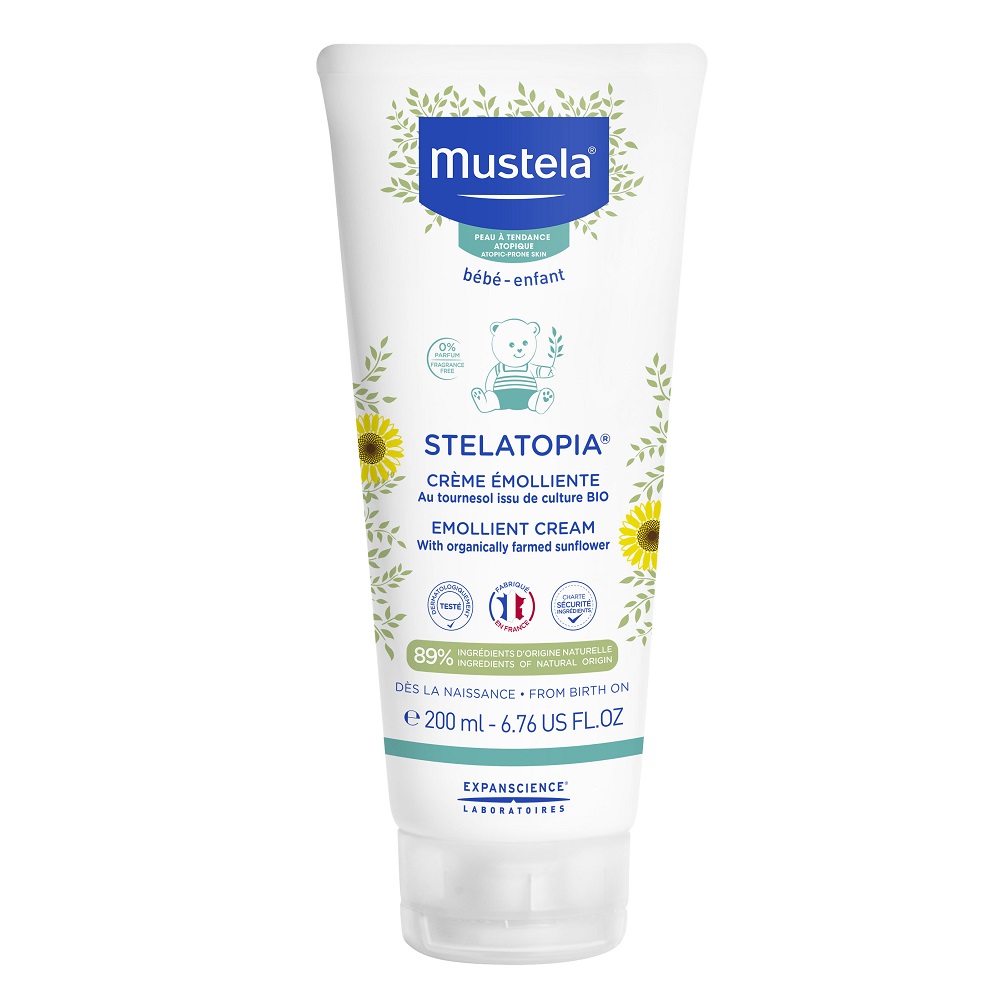 Crema emolienta pentru piele atopica Stelatopia, 200 ml, Mustela