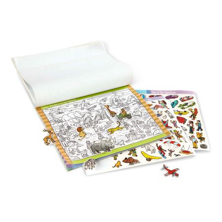 Set de abtibilduri Cauta si Gaseste Aventura, 4 ani+, Melissa & Doug 727787
