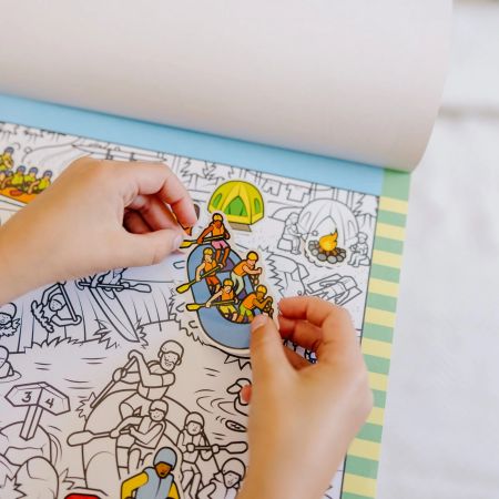 Set de abtibilduri Cauta si Gaseste Aventura, 4 ani+, Melissa & Doug 727786