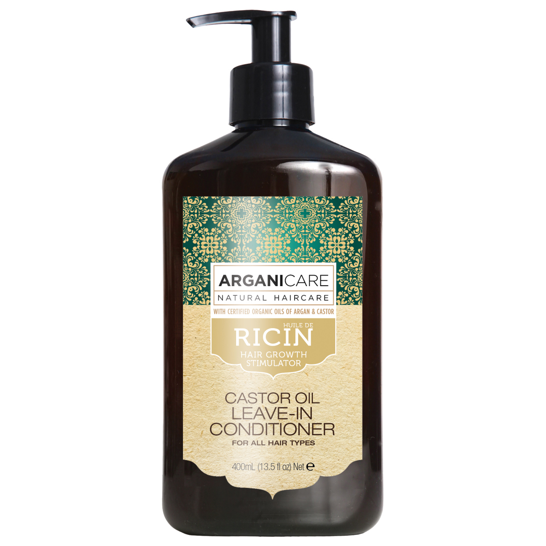 Balsam fara clatire ultra-hidratant cu ulei de ricin, 400 ml, Arganicare