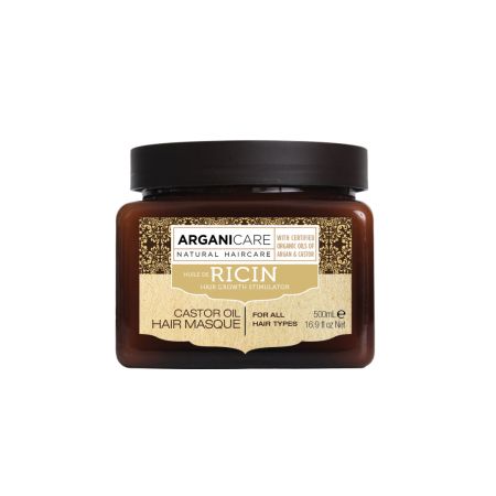 Masca reparatoare cu ulei de ricin, 500 ml, Arganicare